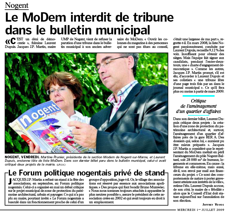 ArticleLeParisien010709censuretribuneNP